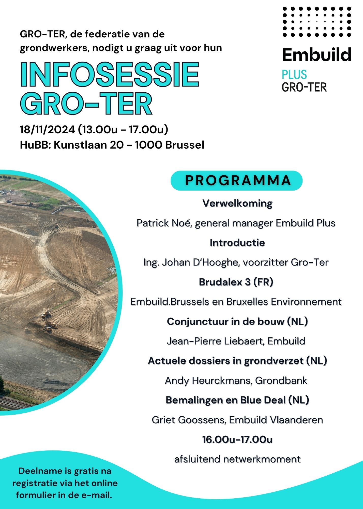Infosessie GRO-TER 18 november 2024 - Brussel